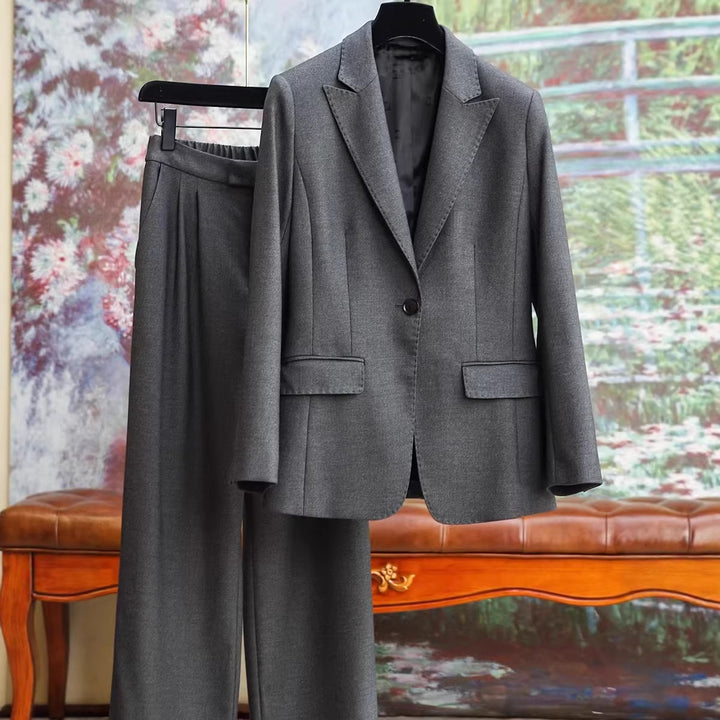 Women Elegant Blazer and Pants Set Mune Fashion