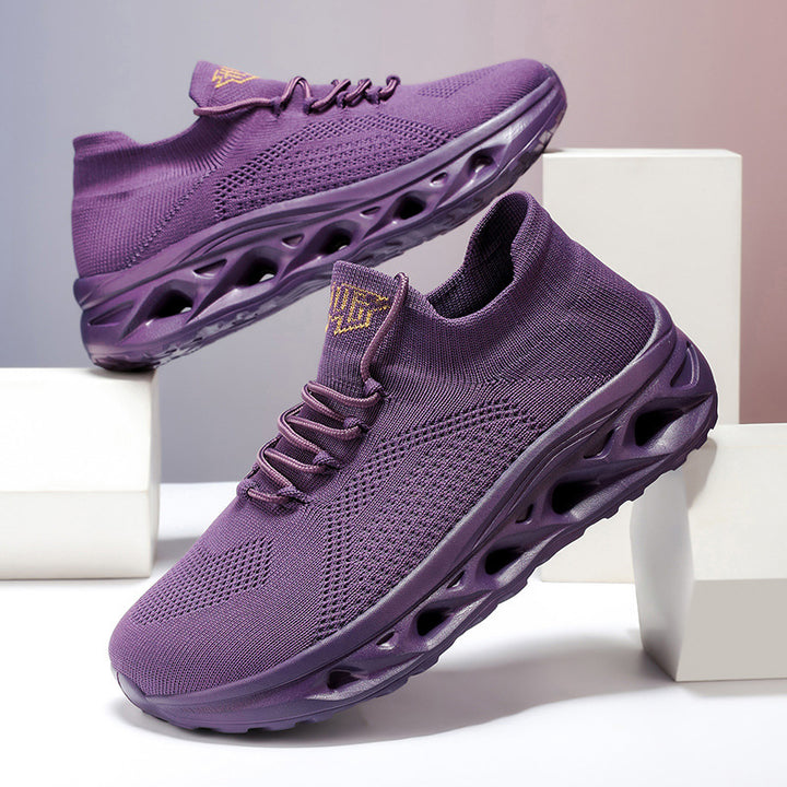 Unisex knitted sneakers with sock-like shaft and cushioned air sole Mune Fashion