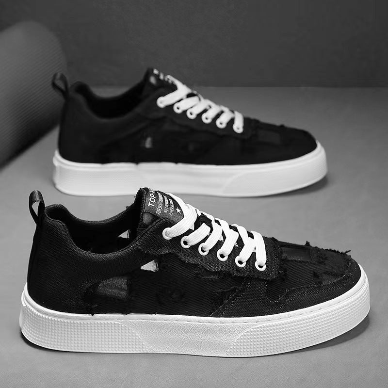 Women's fashionable sneakers with trendy distressed look and durable upper material Mune Fashion