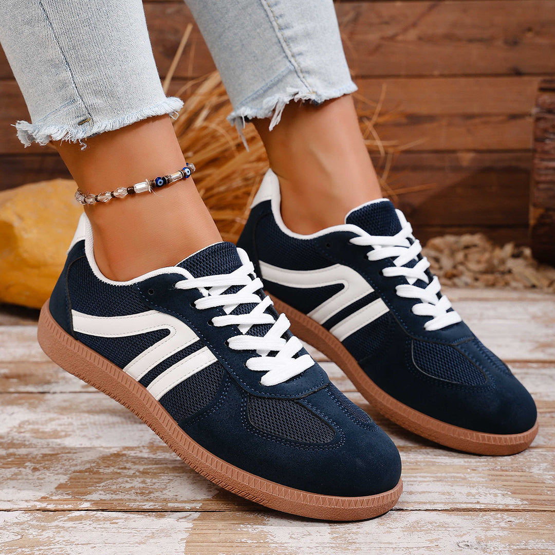 Ladies sporty sneakers made of high-quality suede with breathable sole Mune Fashion