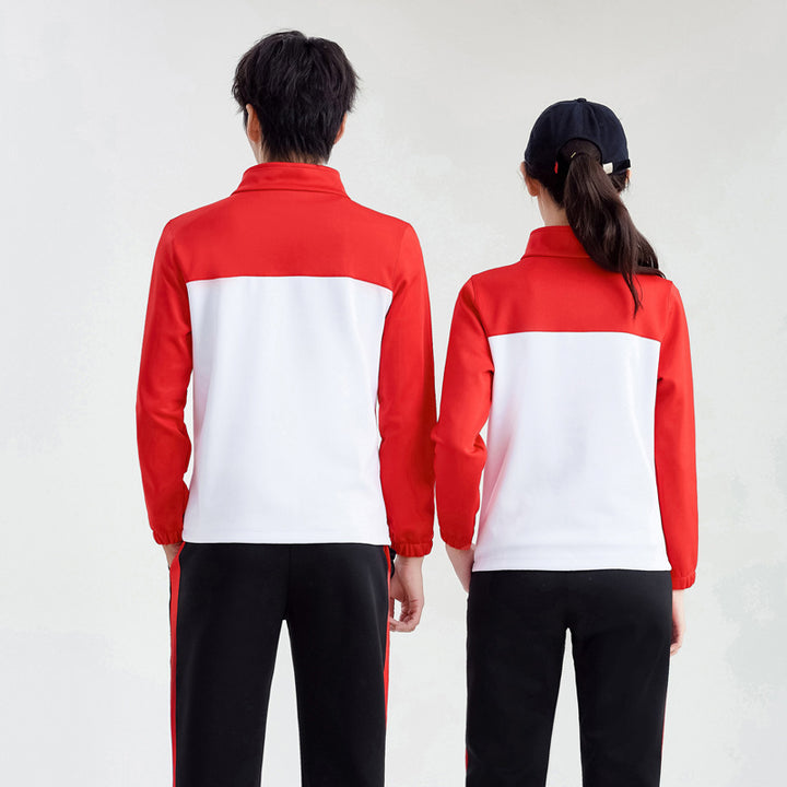 Unisex Performance Training Suit in Team Look with Stand-Up Collar Mune Fashion