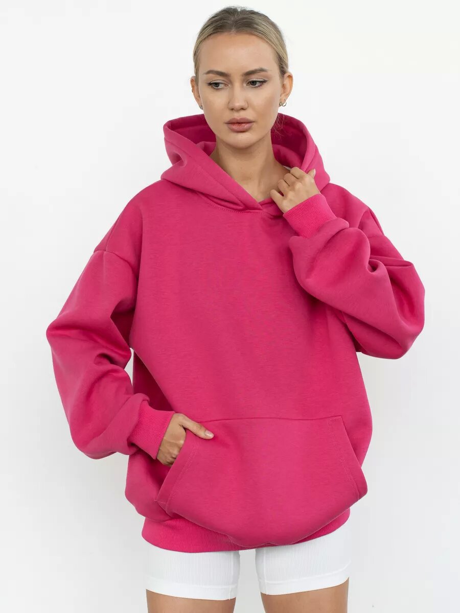 Women's Cozy Oversized Hoodie with Kangaroo Pocket Mune