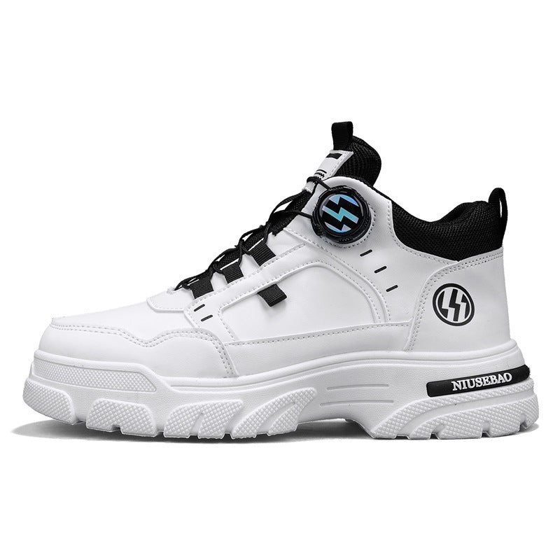 Women's trendy high-top sneakers with quick-drying upper material Mune Fashion
