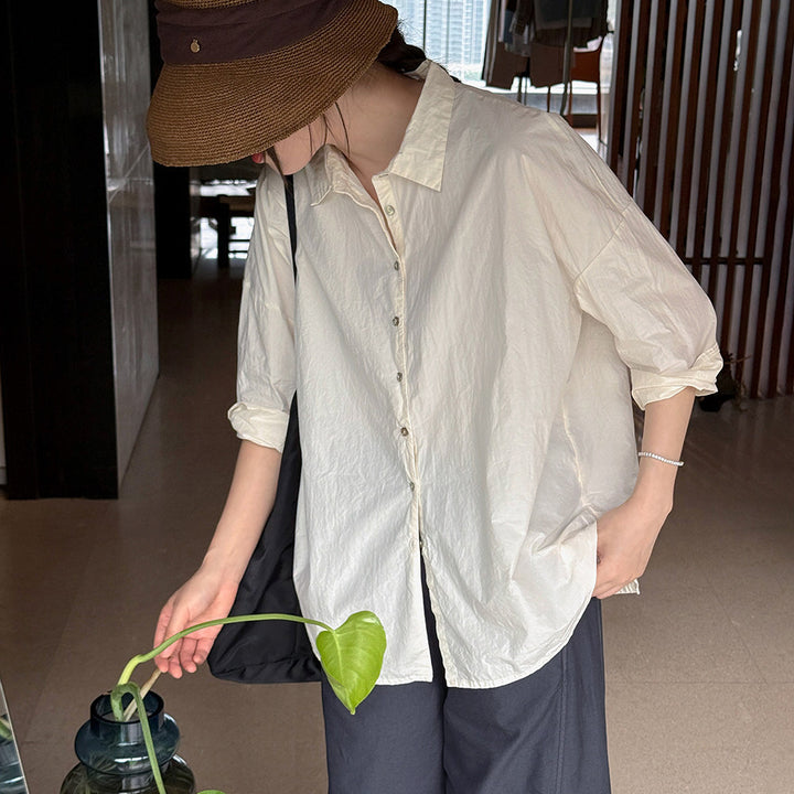 Women's Casual Cotton Blouse Mune Fashion