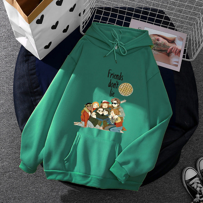 Women's statement hoodie in oversized fit with soft fleece lining and kangaroo pocket Mune Fashion