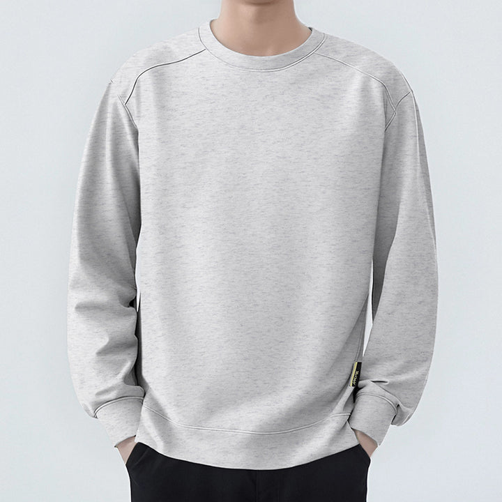 Men's Casual Oversized Sweatshirt with Raglan Sleeves and Brushed Interior Mune Fashion