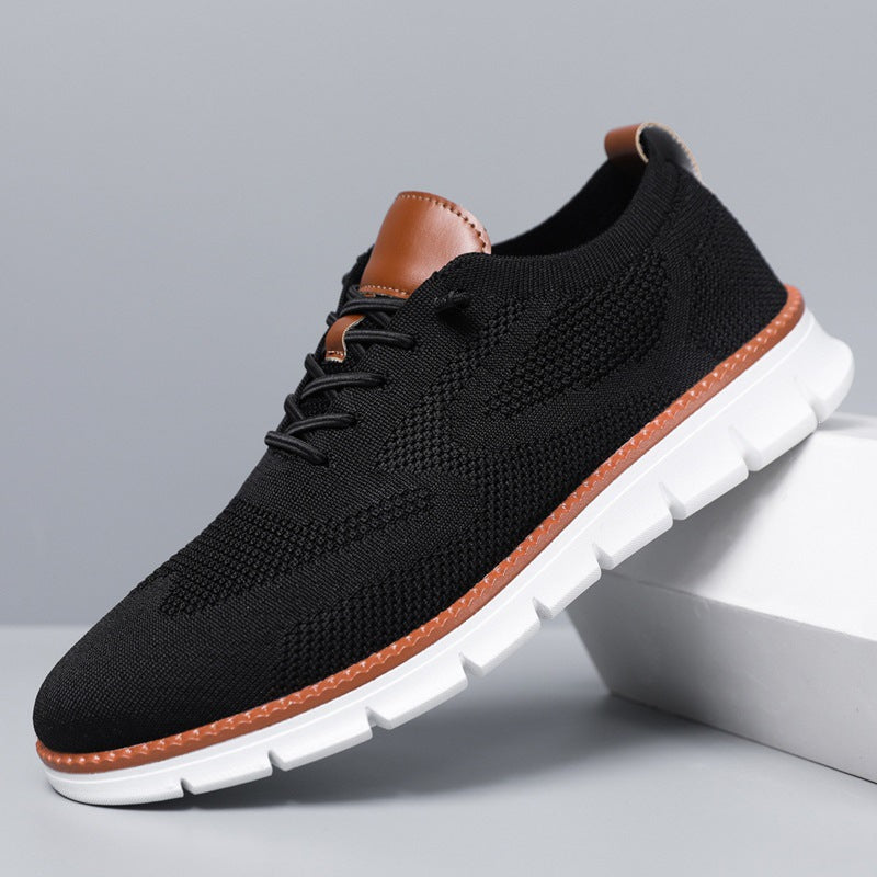 Men's Breathable Sneakers with Flexible Sole Mune Fashion