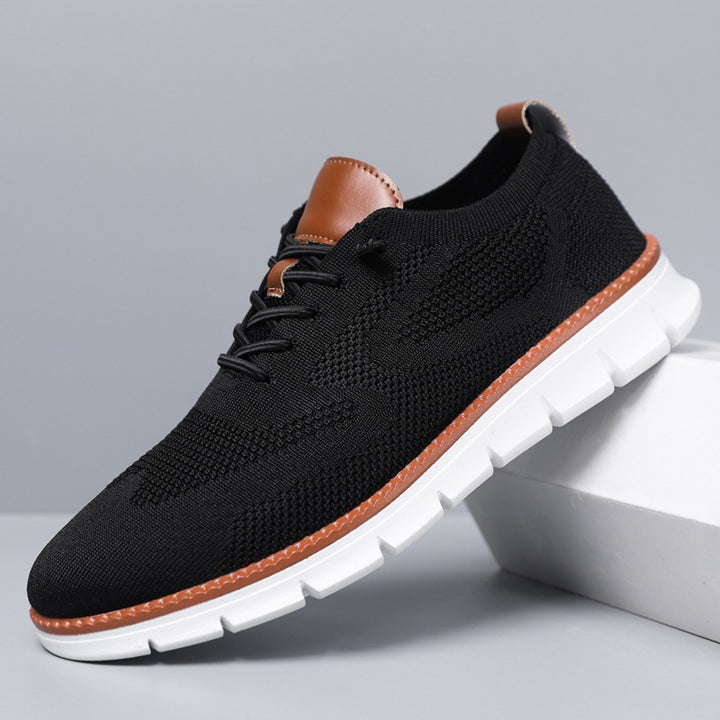 Men's Breathable Sneakers with Flexible Sole Mune Fashion