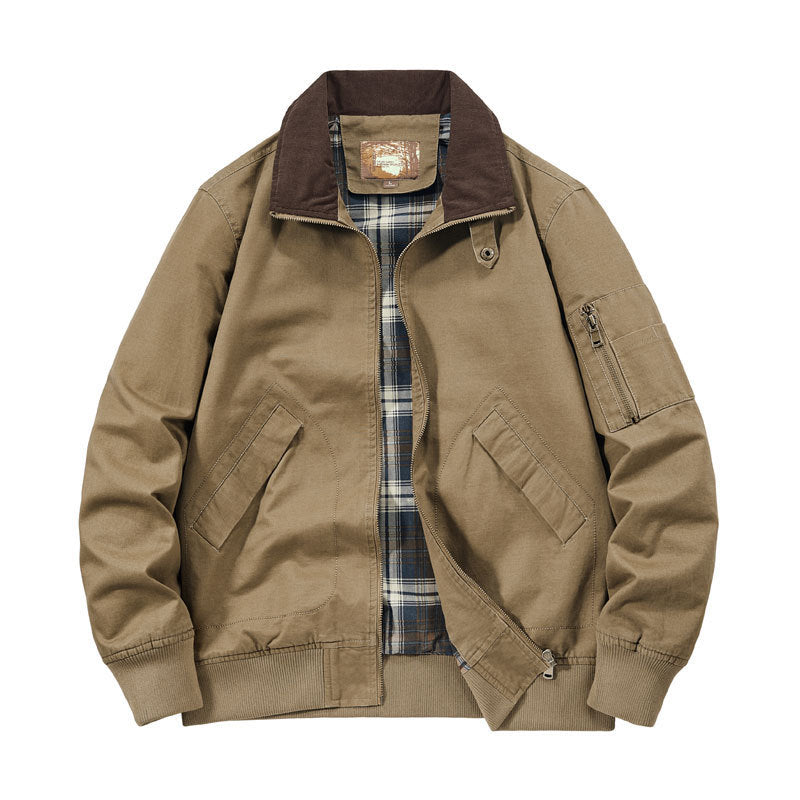 Men's Cord Collar Field Jacket Mune Fashion