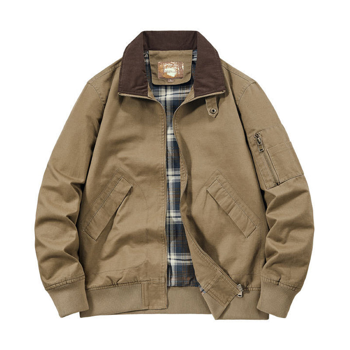 Men's Cord Collar Field Jacket Mune Fashion