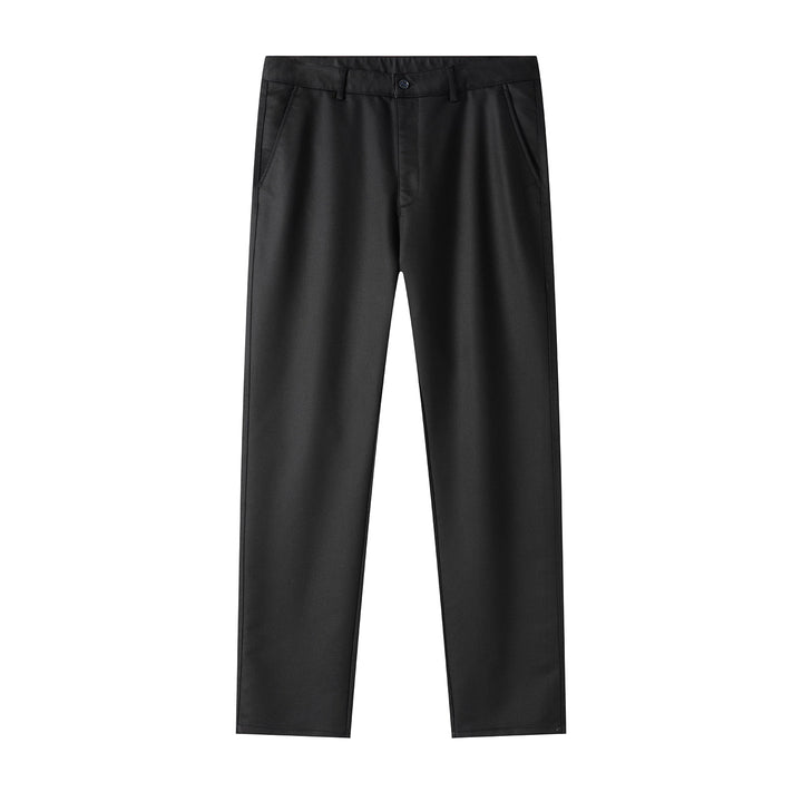 Men's Elegant Slim-Fit Suit Pants with Crease and Concealed Pockets Mune Fashion