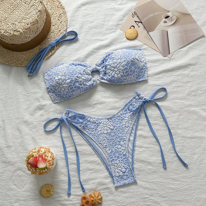 Ladies Floral Print Bikini Mune Fashion