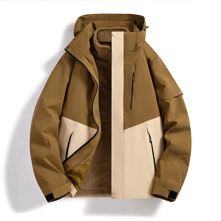 Women's Waterproof Outdoor Jacket with Adjustable Hood Mune Fashion