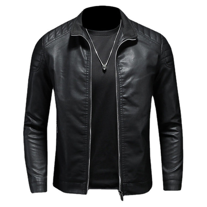 Men's Modern Leather Jacket Mune Fashion