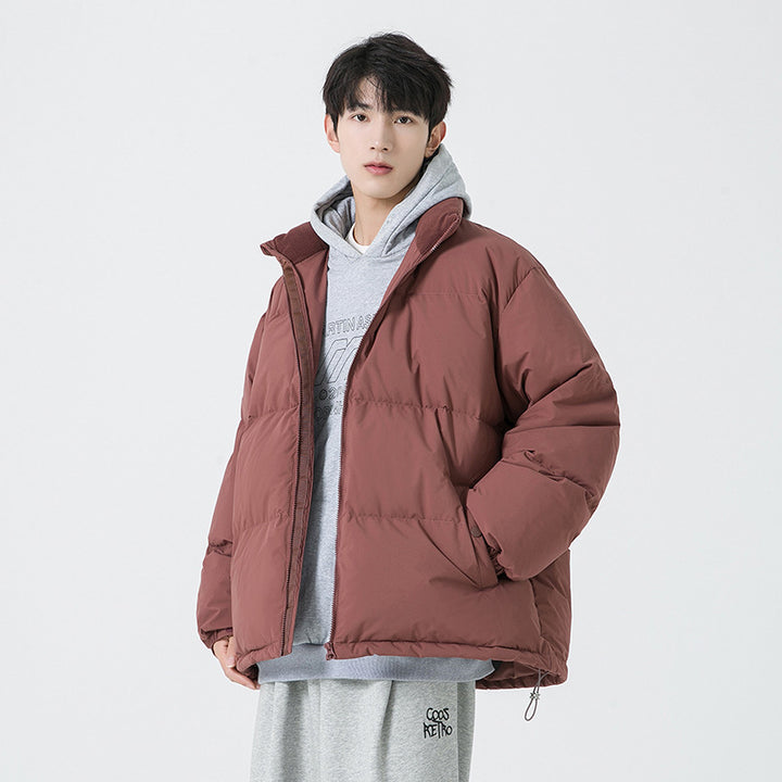 Damen Wattierte Steppjacke mit hohem Kragen und Teddyfutter Mune Fashion