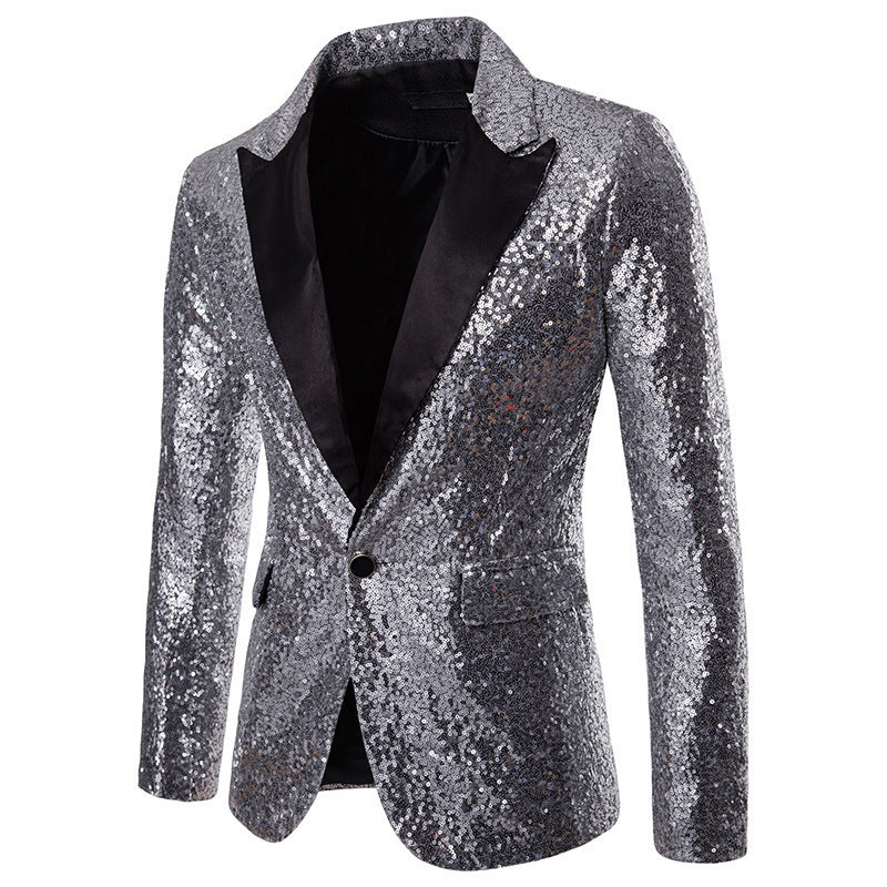 Men's Sequined Formal Blazer Mune
