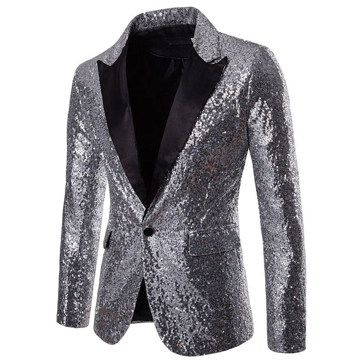 Men's Sequined Formal Blazer Mune