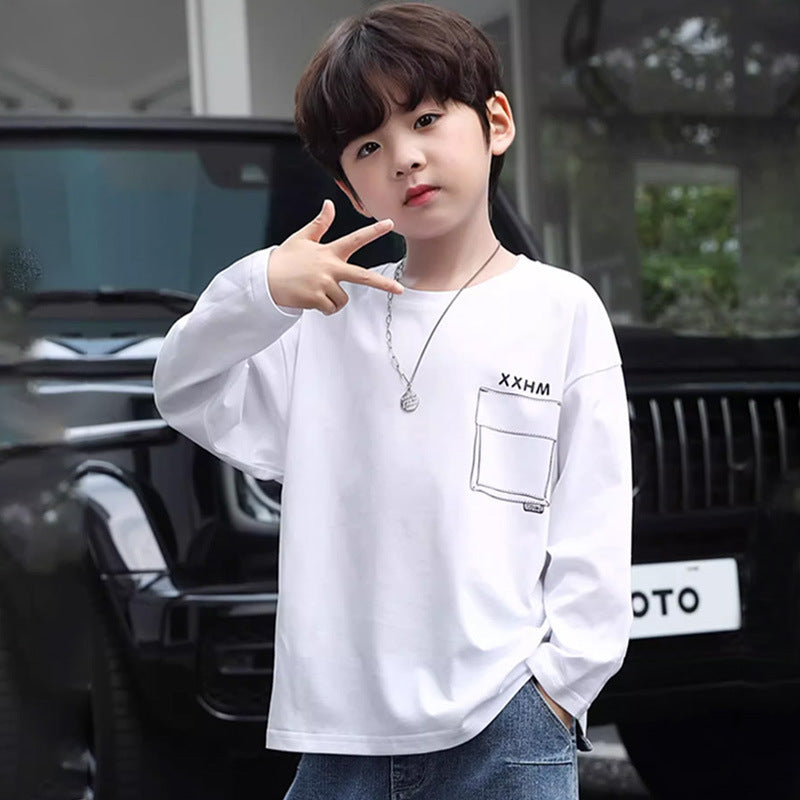 Unisex casual long-sleeved T-shirt with creative print Mune Fashion