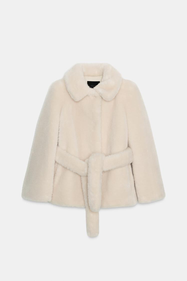 Women Plush Fur Coat Mune