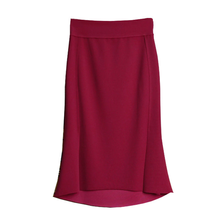 Women Elegant and figure-hugging Midi Skirt Mune Fashion