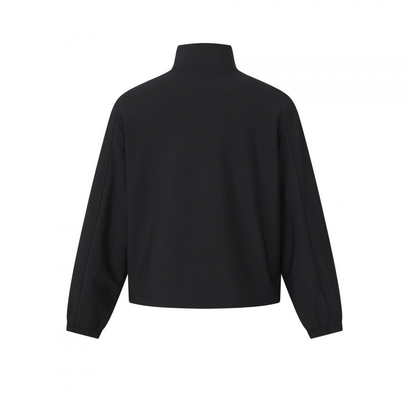 Unisex Lightweight technical short jacket with stand-up collar, concealed zipper and elastic cuffs Mune Fashion
