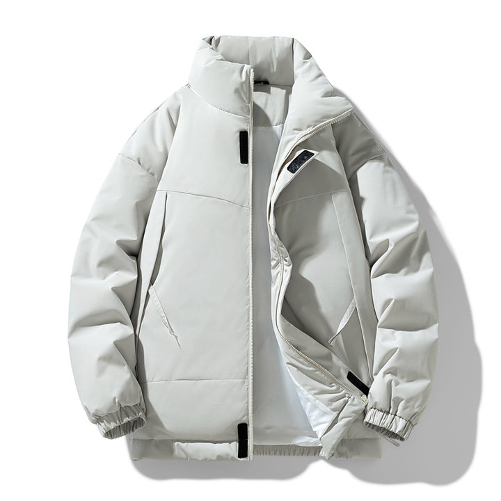 Men's Fashionable Transitional Jacket with High Collar Mune Fashion
