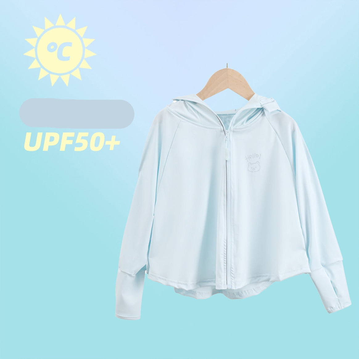 Women Lightweight Sports Jacket with Hood and Playful Animal Design Mune Fashion