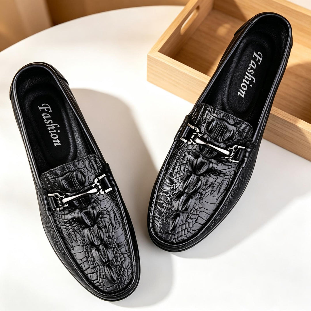 Men's Elegant Leather Moccasins Mune Fashion
