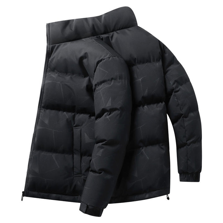 Men's padded quilted jacket with high thermal performance, water-repellent surface, and elastic cuffs Mune Fashion