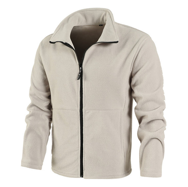 Men's thermal fleece jacket with high stand-up collar, full zip and technical microfleece quality Mune Fashion