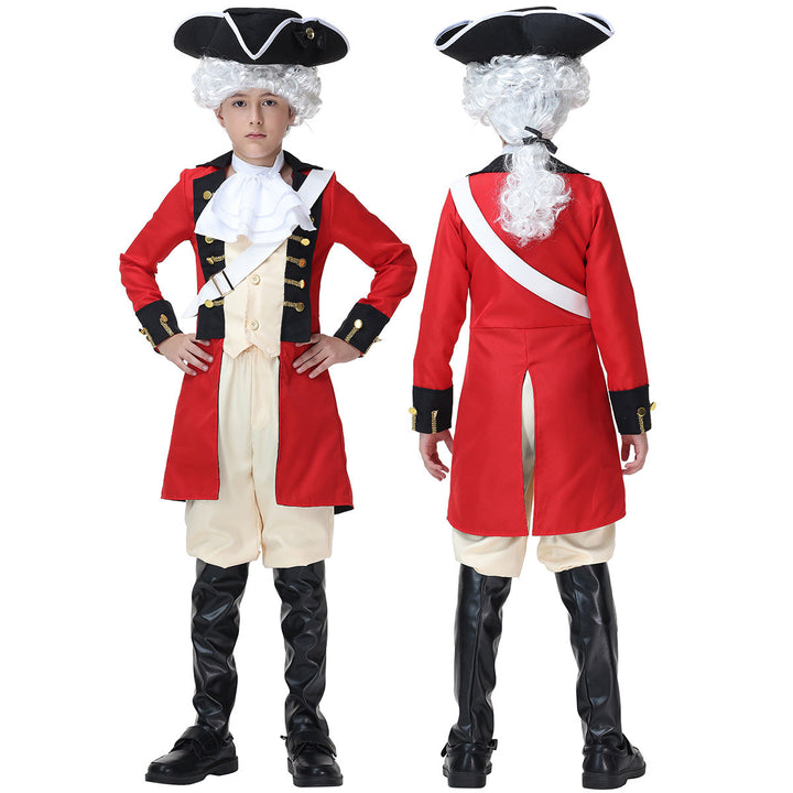 Men's Historical Soldier Costume with detailed Mune Fashion coat and accessories Mune Fashion