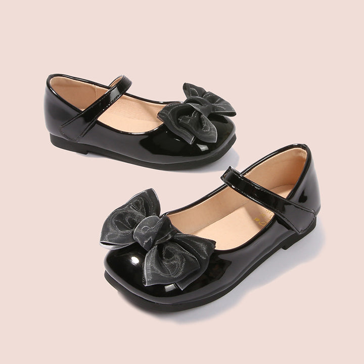 Girls' ballerinas with decorative bow design Mune Fashion