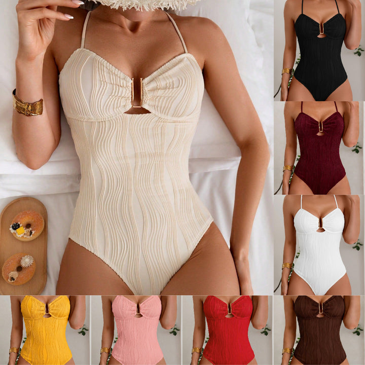 Ladies Elegant Swimsuit with Ruched Details Mune Fashion