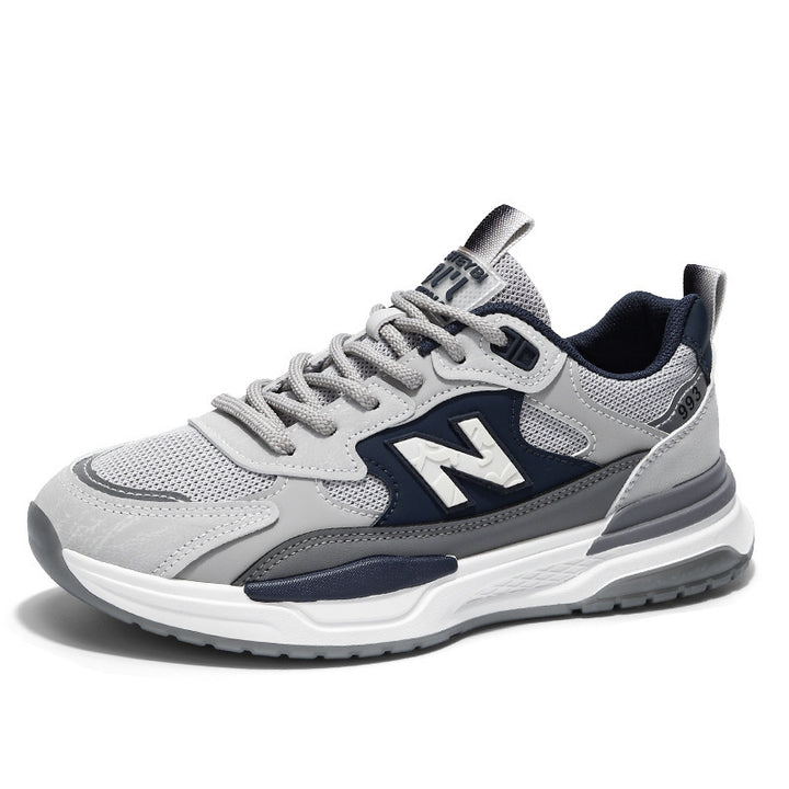 Men's Cushioning Chunky Running Shoe with Mesh Outer Layer and Comfort Memory Sole Mune Fashion