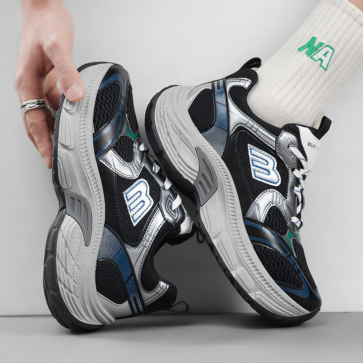 Unisex Voluminous Mesh Runner with breathable upper material and shock-absorbing platform sole Mune Fashion