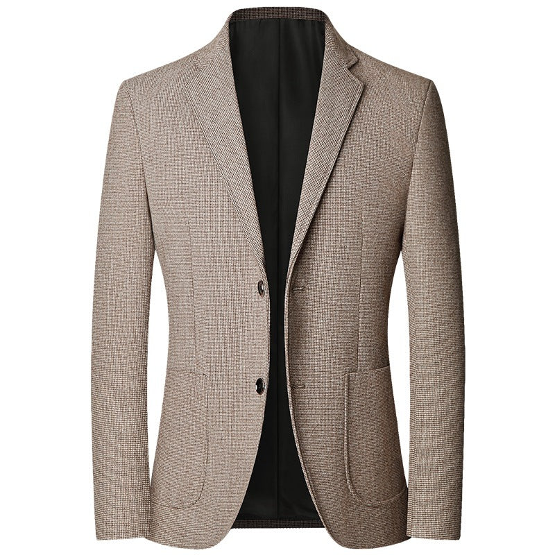 Men's Slim Fit Blazer with fine structure and classic button placket Mune Fashion