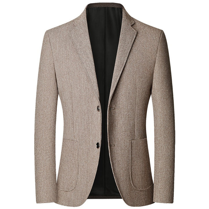 Men's Slim Fit Blazer with fine structure and classic button placket Mune Fashion