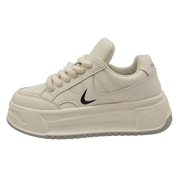 Women's fashionable sneakers with high platform and breathable upper material from Mune Fashion