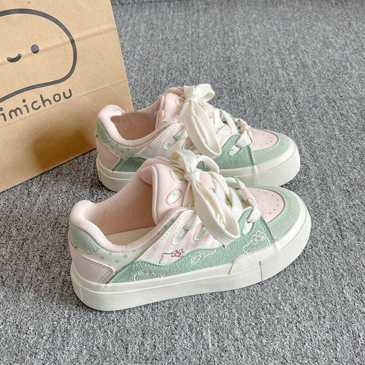 Women's stylish sneakers with playful details and textured upper material Mune Fashion