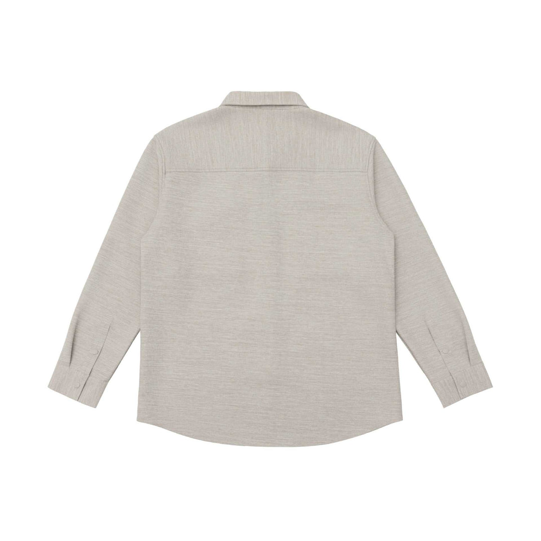 Women's overshirt jacket with flap pockets and concealed press stud placket Mune Fashion