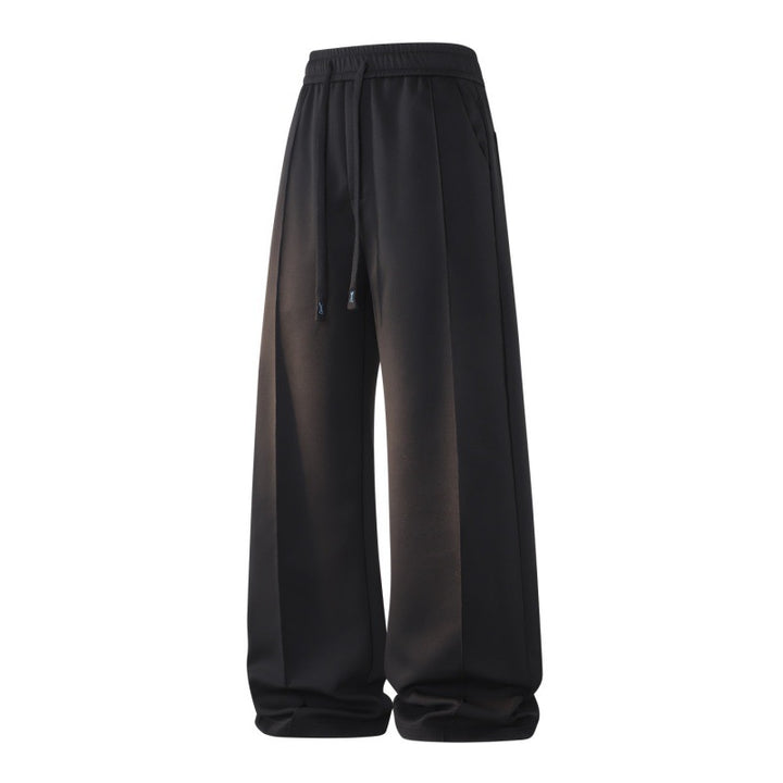 Women's Wide Lounge Jogging Pants with Drawstring, Elastic Waistband & Side Pockets Mune Fashion