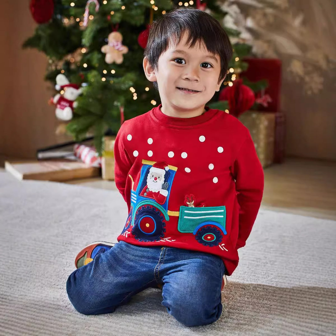 Kids Sweatshirt with cheerful tractor motif Mune Fashion