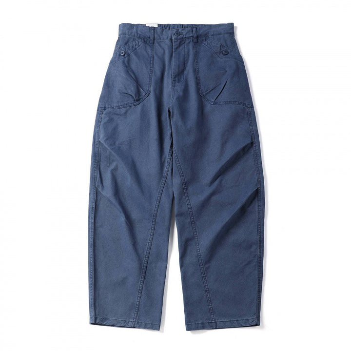 Unisex Loose Utility Pants with High Waist, Wide Leg and External Work Pockets Mune Fashion