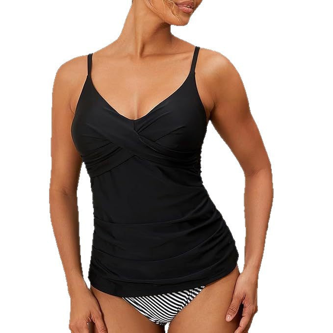 Women Tankini with intricate draping Mune Fashion