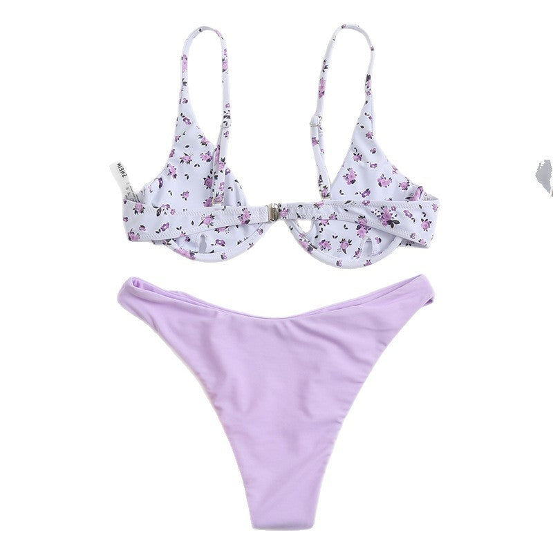 Women's cup bikini set with floral design Mune Fashion