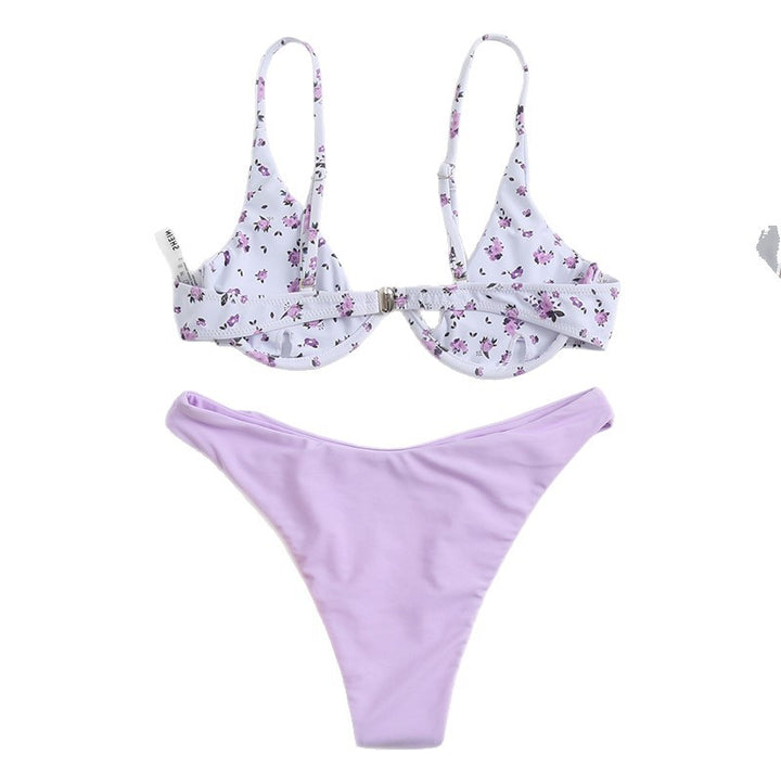 Women's cup bikini set with floral design Mune Fashion