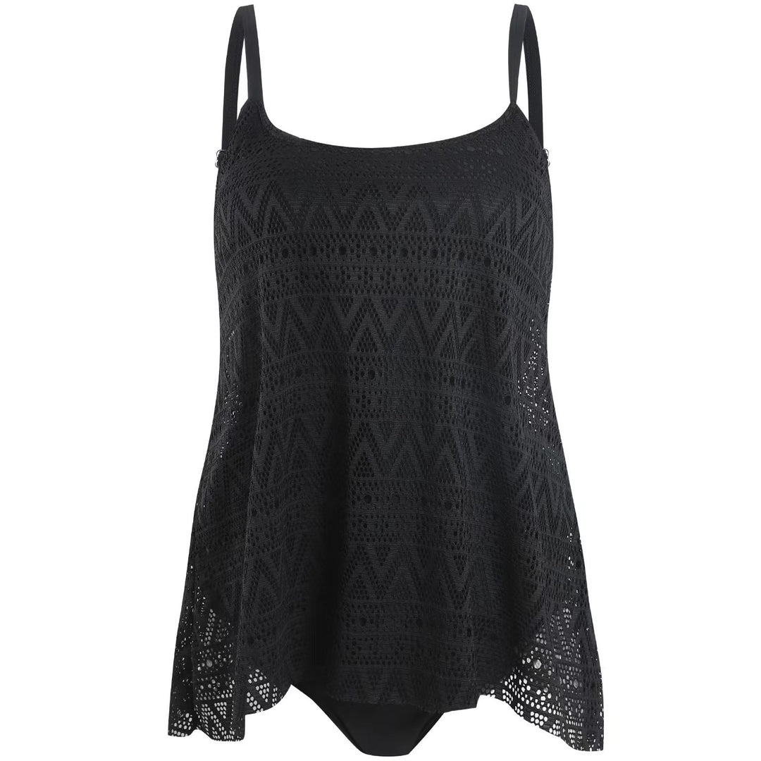 Women elegant beach top with fashionable cut-out pattern Mune Fashion