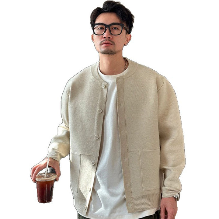 Men's Fashion Cardigan with Button Closure Mune Fashion 1787964799