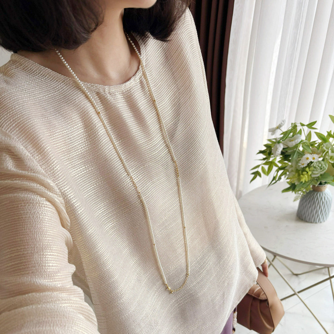 Women Elegant, airy long-sleeve blouse Drune