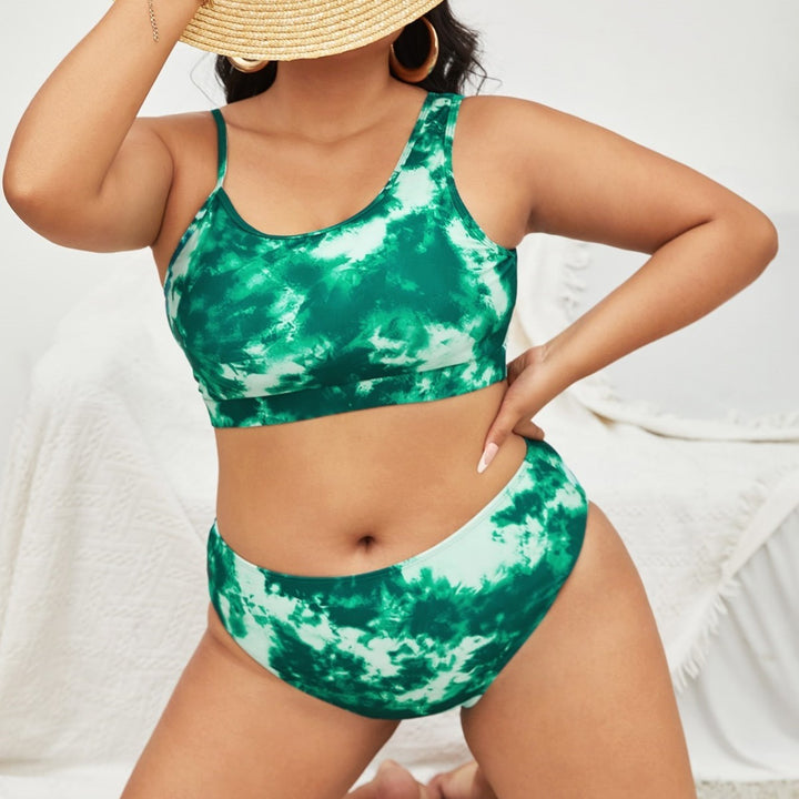 Women's Bikini Set with Fashionable Gradient Mune Fashion
